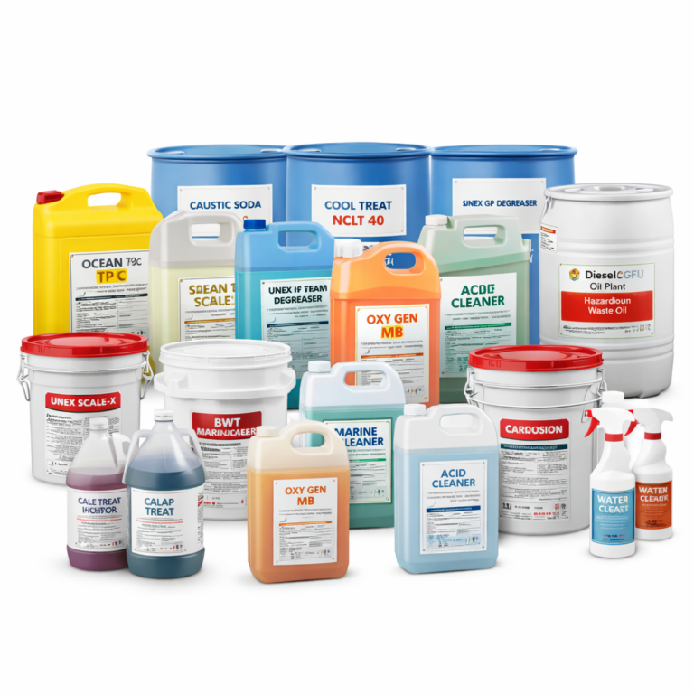 Water & Marine Treatment Chemicals Supplier HA Tradings UAE